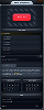 A blurry image showing a single narrow column with a big red button, then a list of things, then some extra config panels
