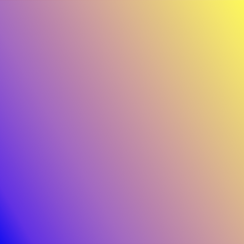a nicer blue/yellow gradient