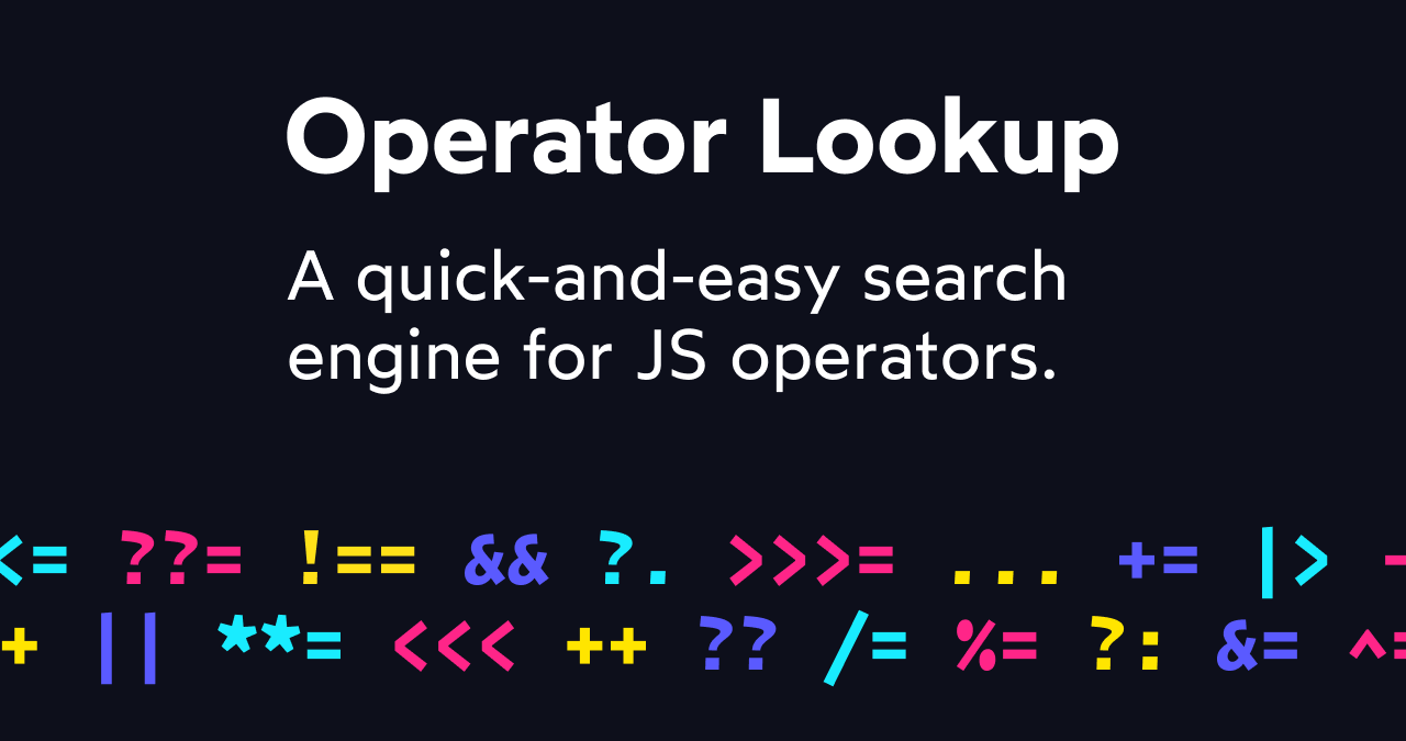Visit the Operator Lookup project